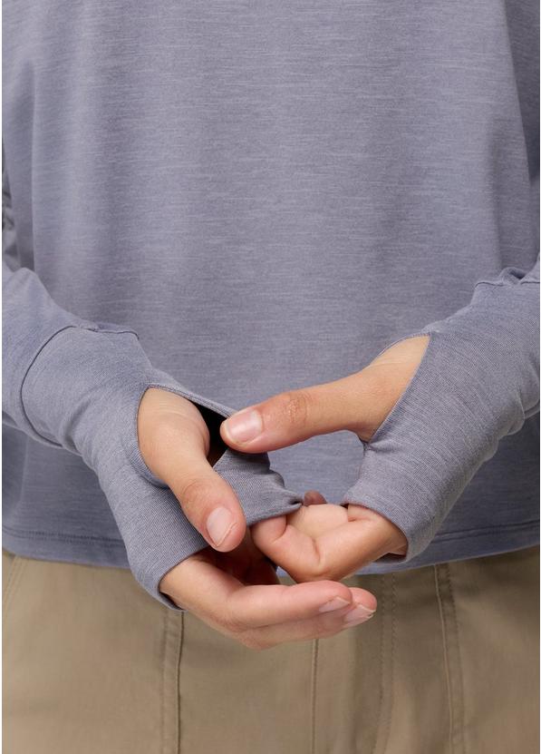 Sol Searcher Long Sleeve Crew, Color: Taro, image 4