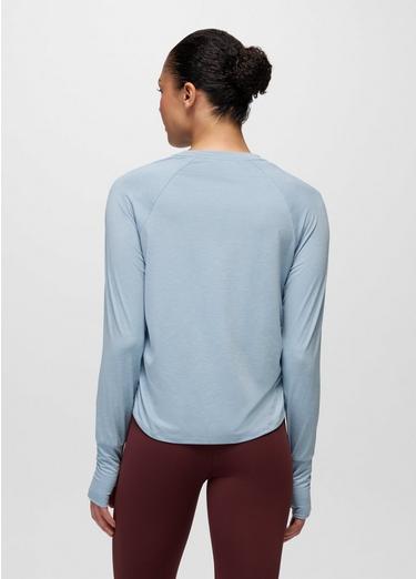 Sol Searcher Long Sleeve Crew, Color: Glacier Skies, image 2