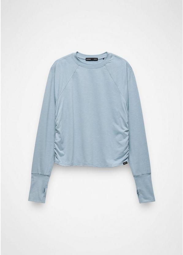 Sol Searcher Long Sleeve Crew, Color: Glacier Skies, image 7