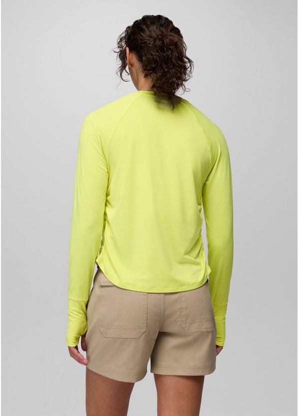 Sol Searcher Long Sleeve Crew, Color: Gecko Pop, image 2
