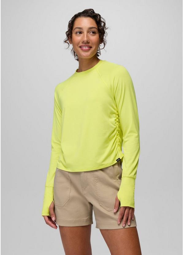 Sol Searcher Long Sleeve Crew, Color: Gecko Pop, image 1