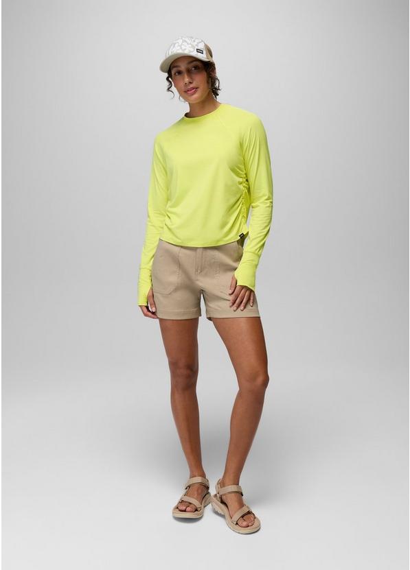 Sol Searcher Long Sleeve Crew, Color: Gecko Pop, image 6