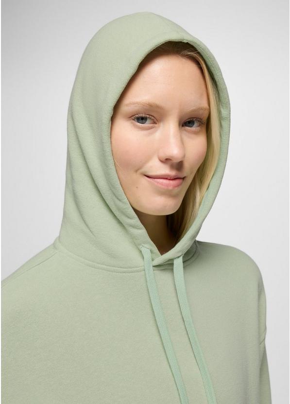 Cozy Up Crop Hoodie, Color: Bio Mint Heather, image 3