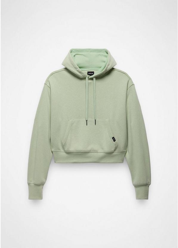 Cozy Up Crop Hoodie, Color: Bio Mint Heather, image 6