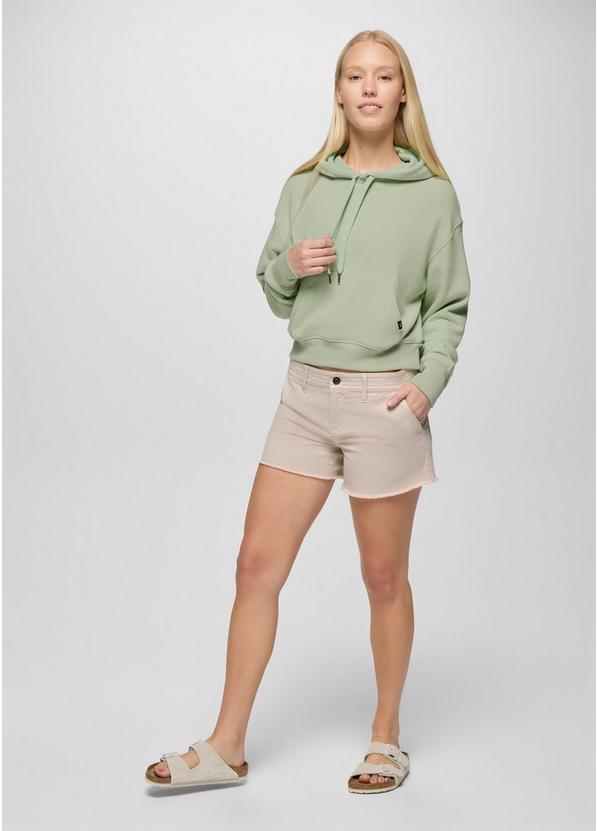 Cozy Up Crop Hoodie, Color: Bio Mint Heather, image 5