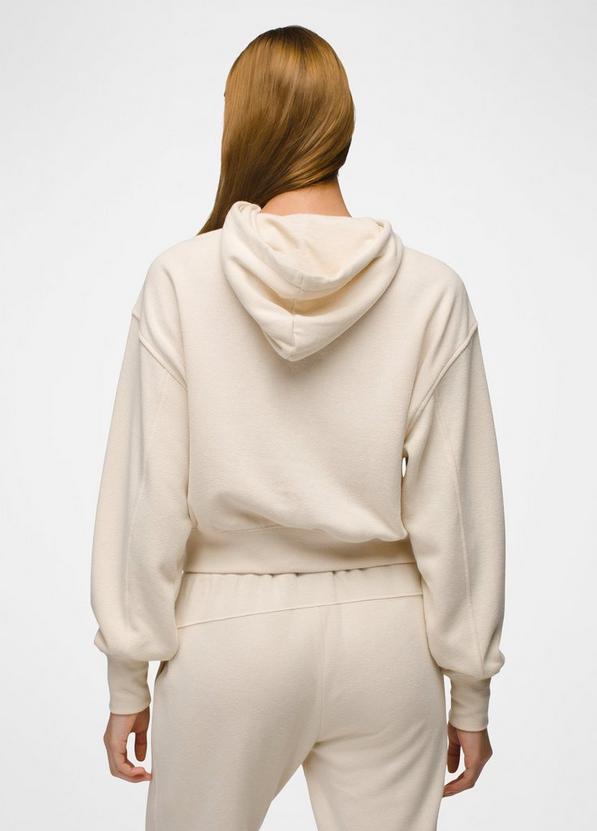Cozy Up Crop Hoodie, Color: Canvas Heather, image 2