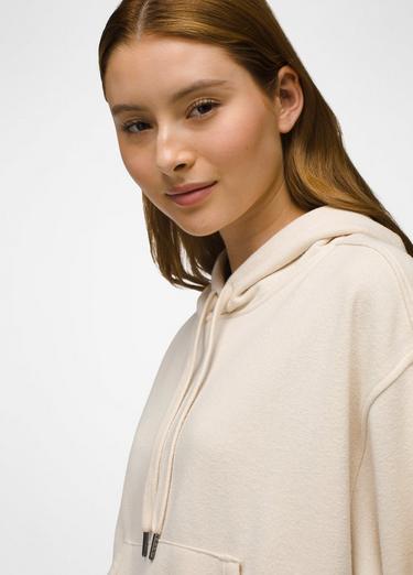 Cozy Up Crop Hoodie, Color: Canvas Heather, image 3