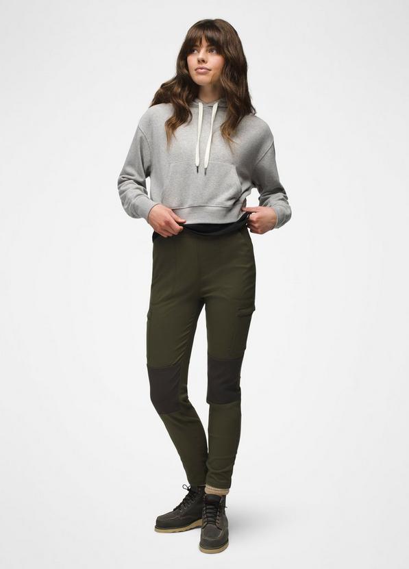 Cozy Up Crop Hoodie, Color: Heather Grey, image 4