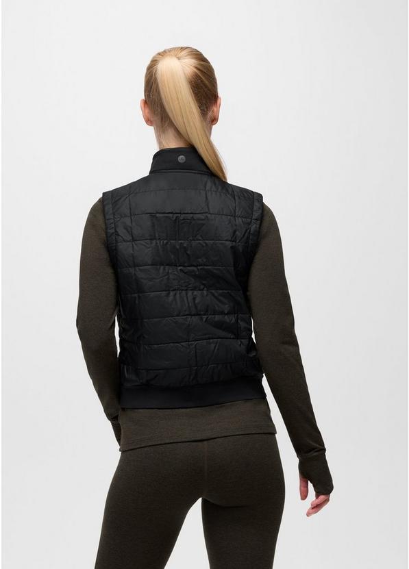 Insulated Ice Flow Vest, Color: Black, image 2