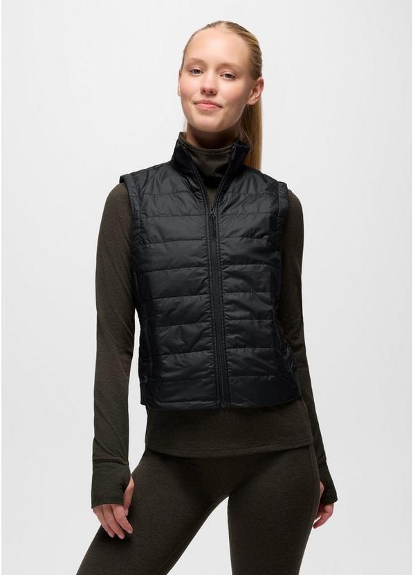 Insulated Ice Flow Vest, Color: Black, image 1