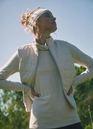 Insulated Ice Flow Vest, Color: Almond, image 2