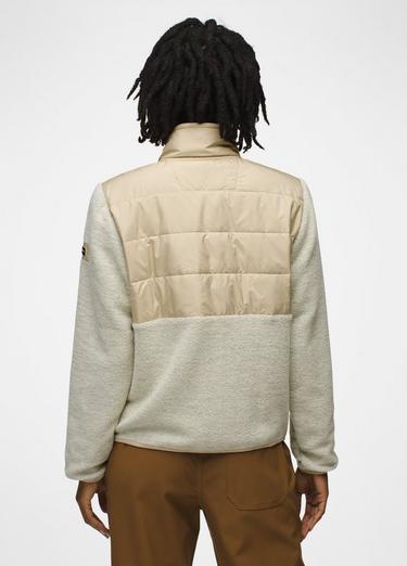 Wooly Bird Fleece Full Zip, Color: Sandstone, image 2