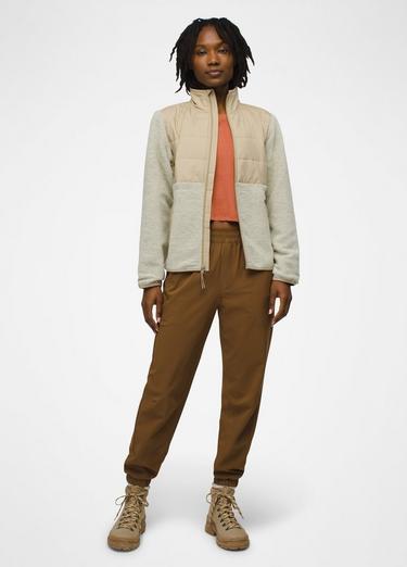 Wooly Bird Fleece Full Zip, Color: Sandstone, image 4