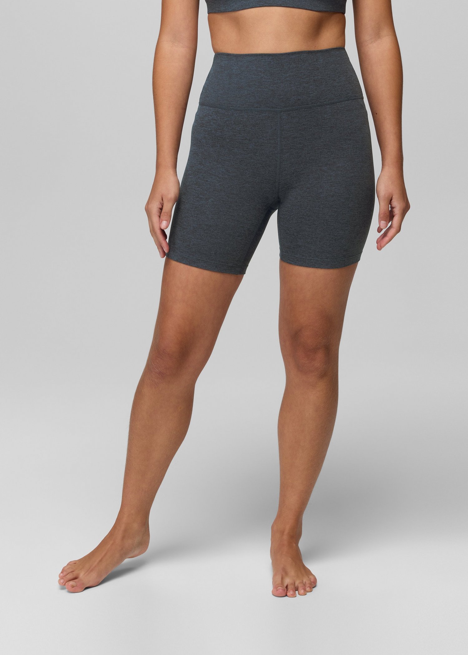 Womens prAna Heavana™ 6" Short - Nautical Heather