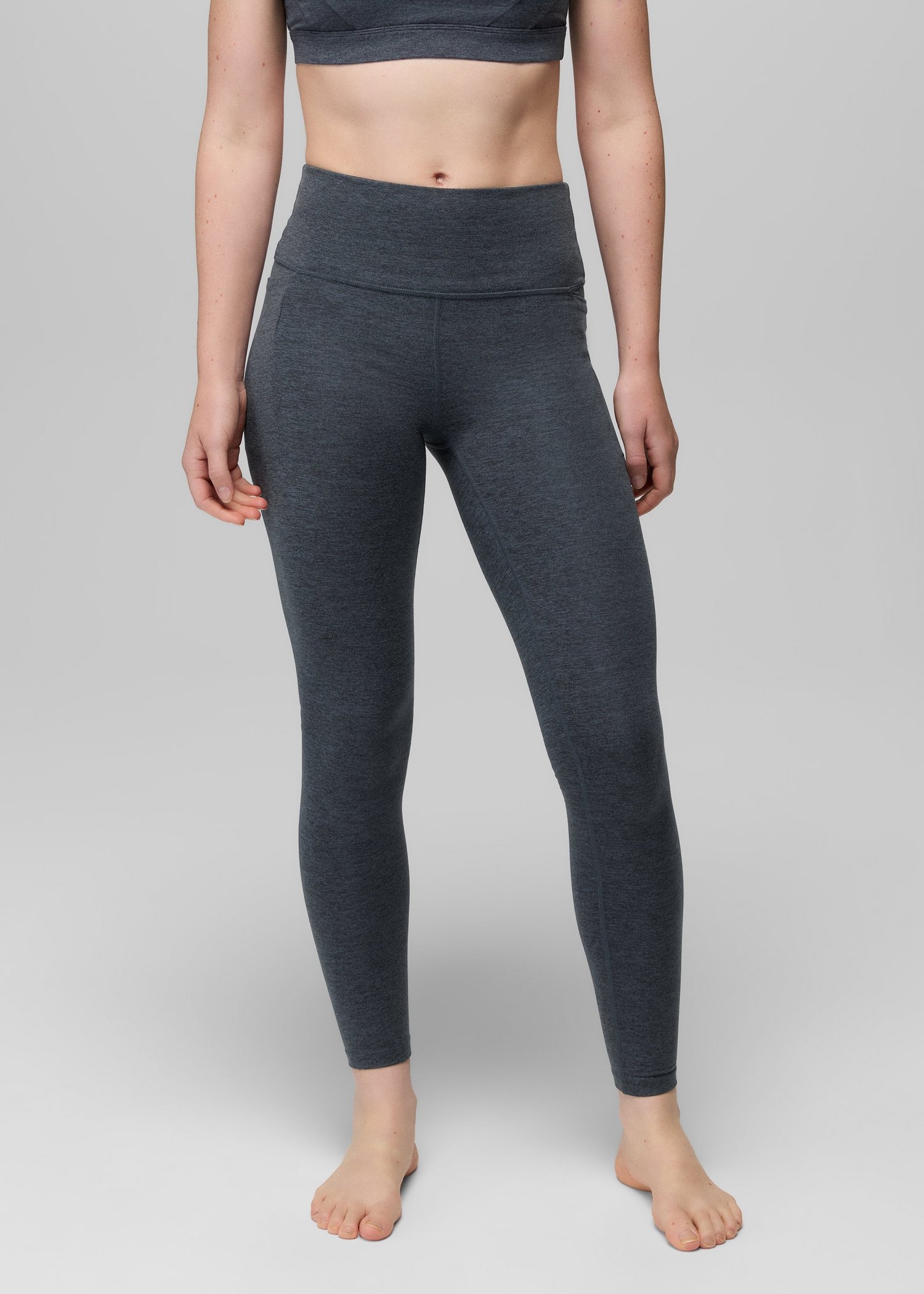 Womens prAna Heavana™ Pocket Legging - Nautical Heather