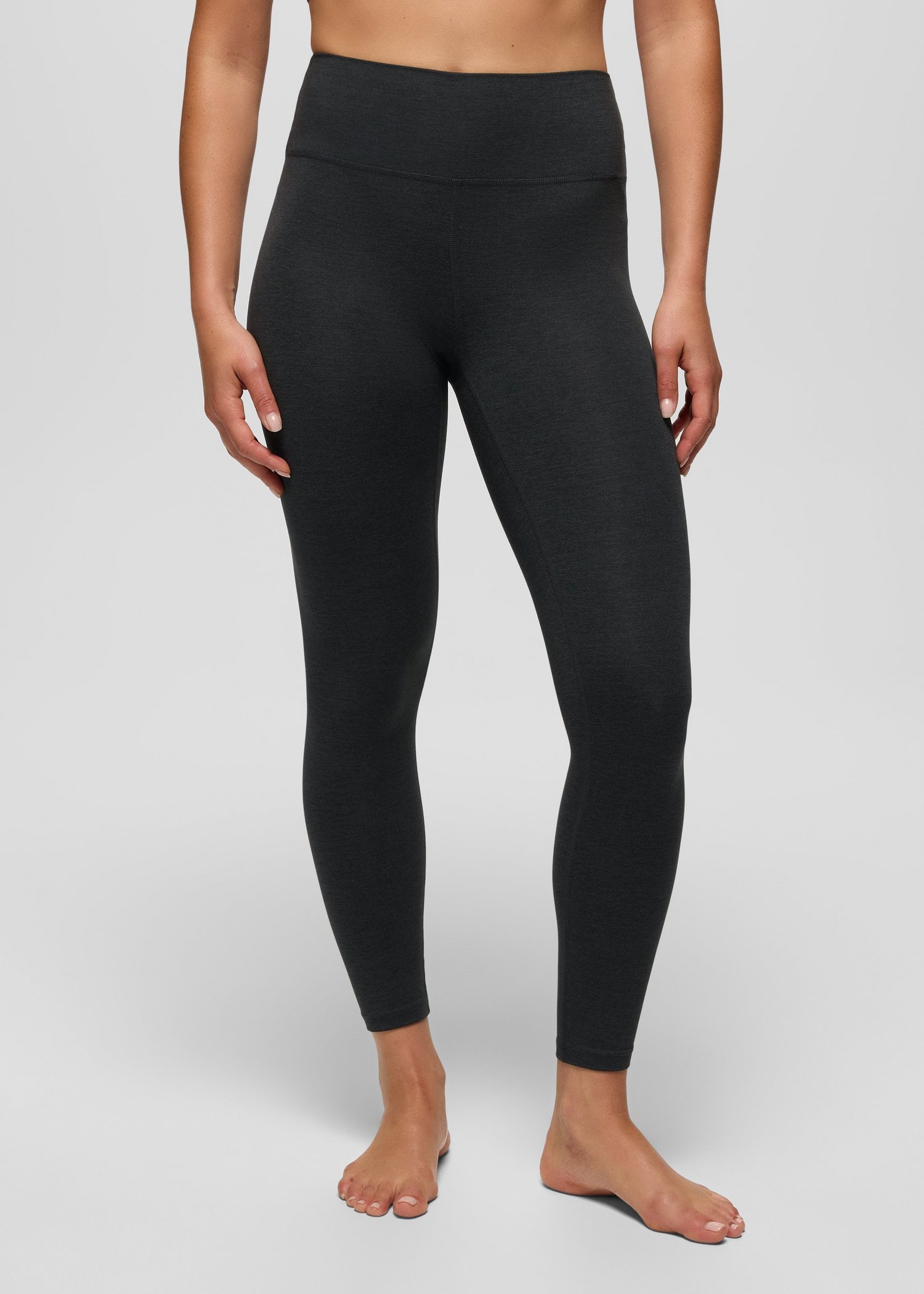 Womens prAna Heavana™ 7/8 Legging - Black Heather