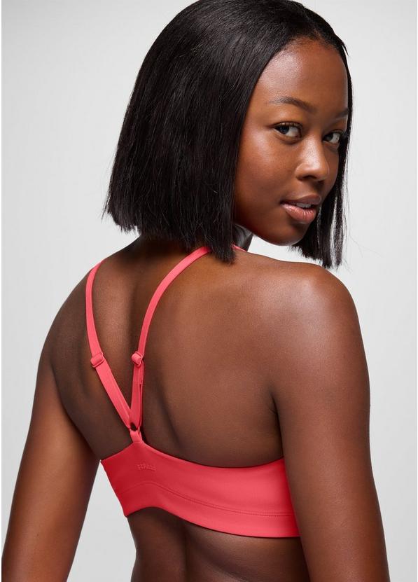 prAna Sculpt  Adjustable Bra, Color: Rose Fire, image 3