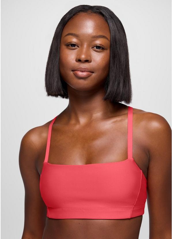 prAna Sculpt  Adjustable Bra, Color: Rose Fire, image 4