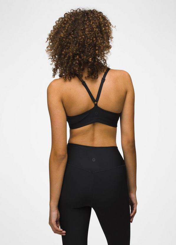 prAna Sculpt  Adjustable Bra, Color: Black, image 2