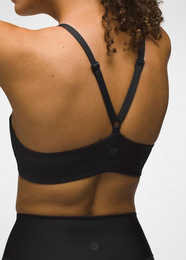 prAna Sculpt  Adjustable Bra, Color: Black, image 3