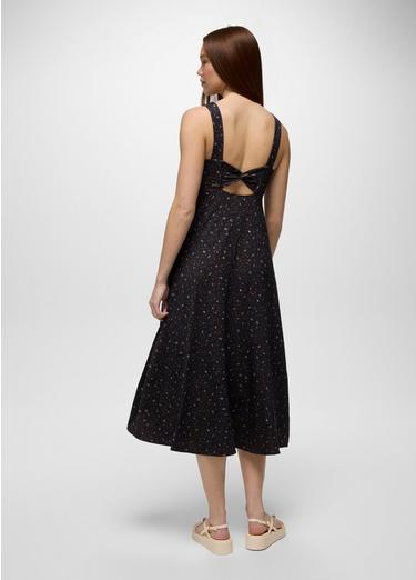 Lata Beach Dress, Color: Black Springtime, image 10