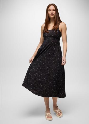 Lata Beach Dress, Color: Black Springtime, image 9