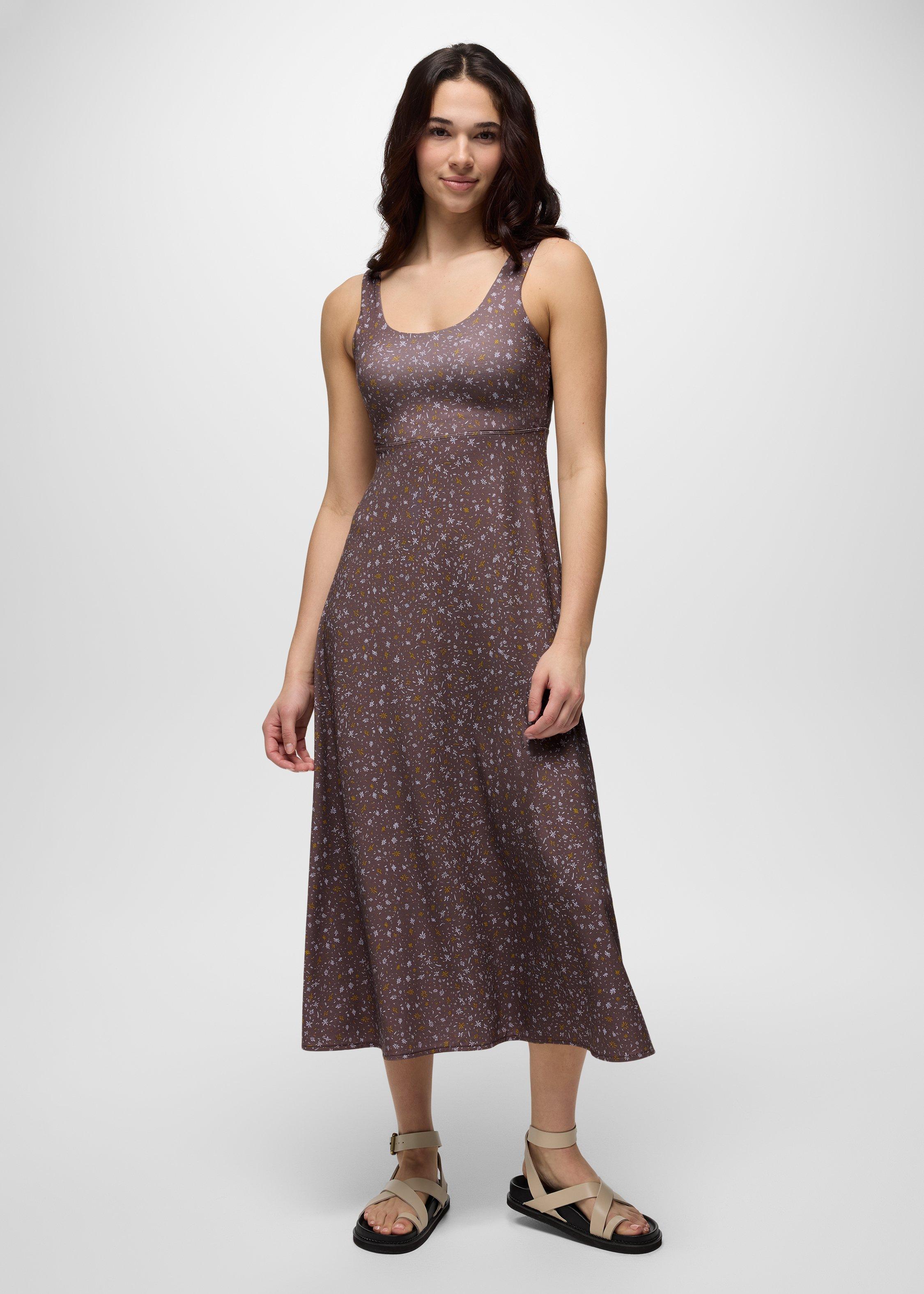 Womens prAna Lata Beach Dress - Carob Springtime 83$