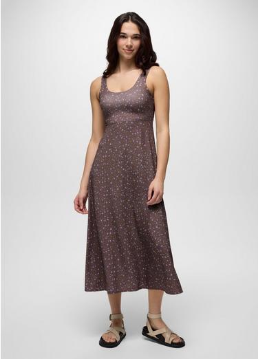 Lata Beach Dress, Color: Carob Springtime, image 5