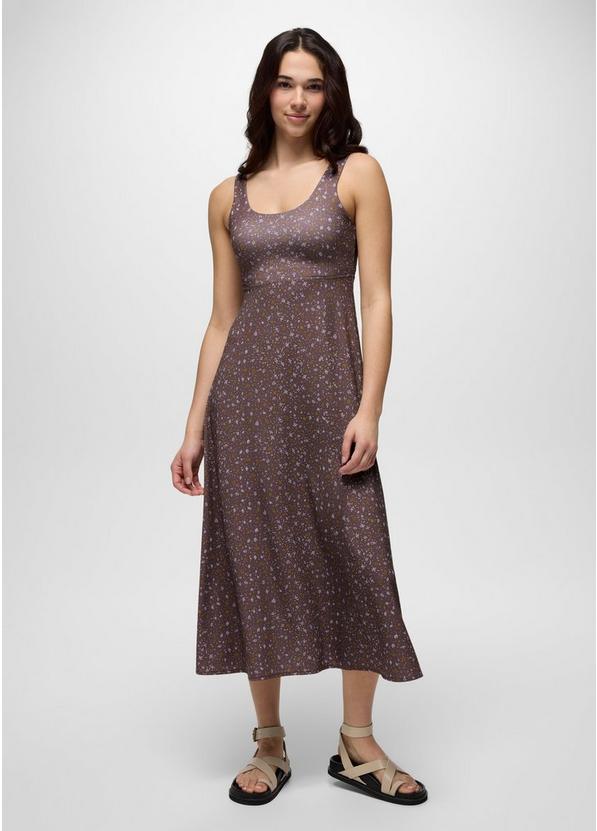 Lata Beach Dress, Color: Carob Springtime, image 1