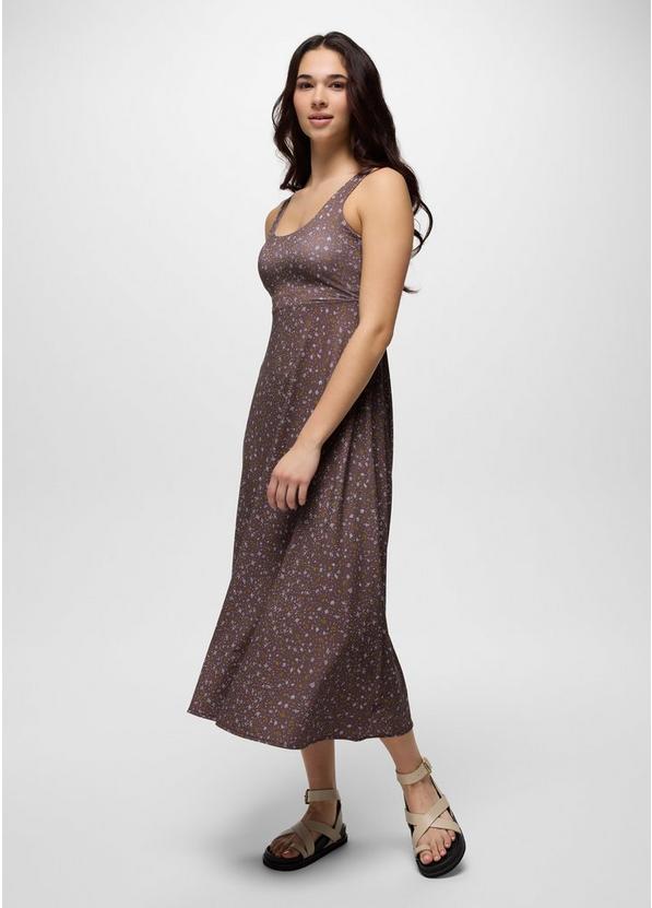 Lata Beach Dress, Color: Carob Springtime, image 5