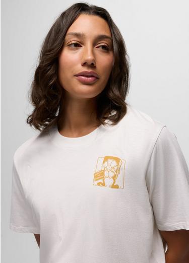 Everyday Graphic Crop tee, Color: Soft White Storybook, image 3