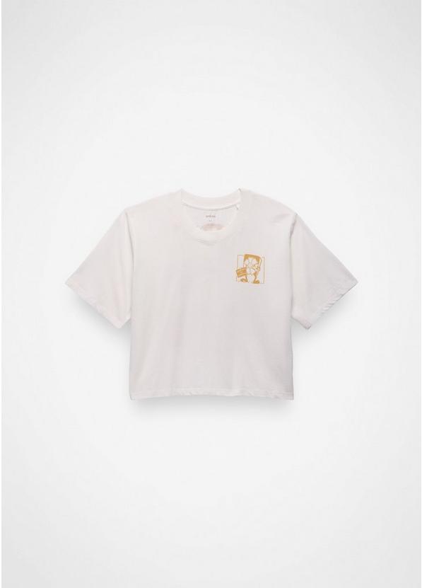 Everyday Graphic Crop tee, Color: Soft White Storybook, image 6