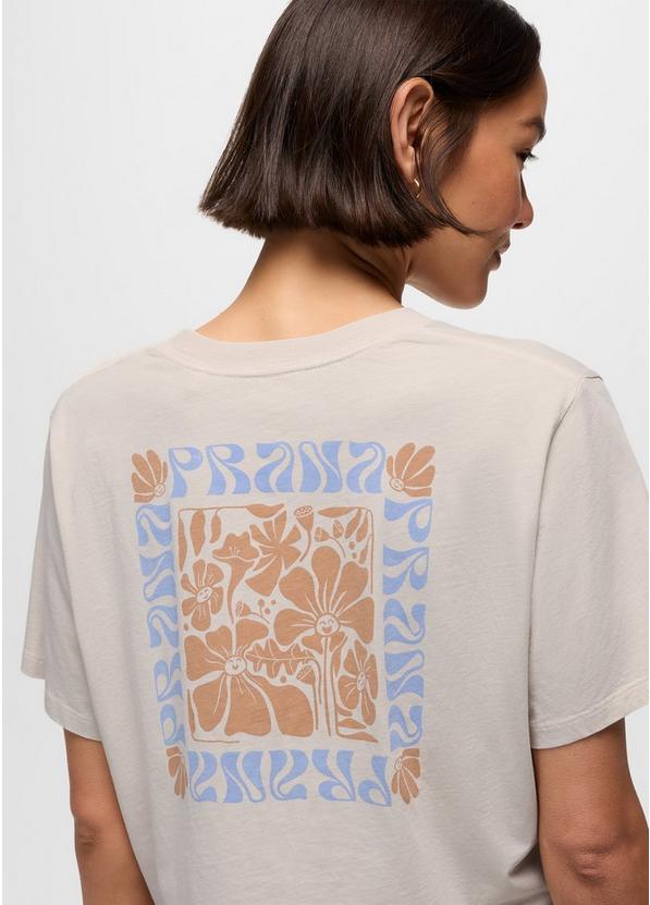 Everyday Graphic Crop tee, Color: Almond Good Vibes, image 4