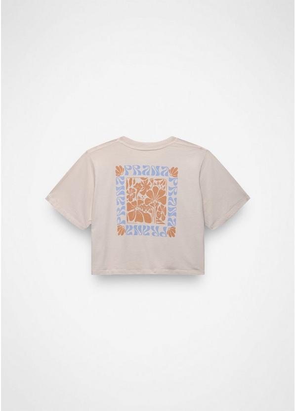 Everyday Graphic Crop tee, Color: Almond Good Vibes, image 6