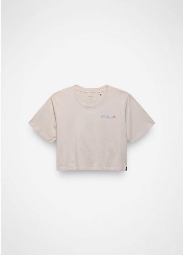 Everyday Graphic Crop tee, Color: Almond Good Vibes, image 7