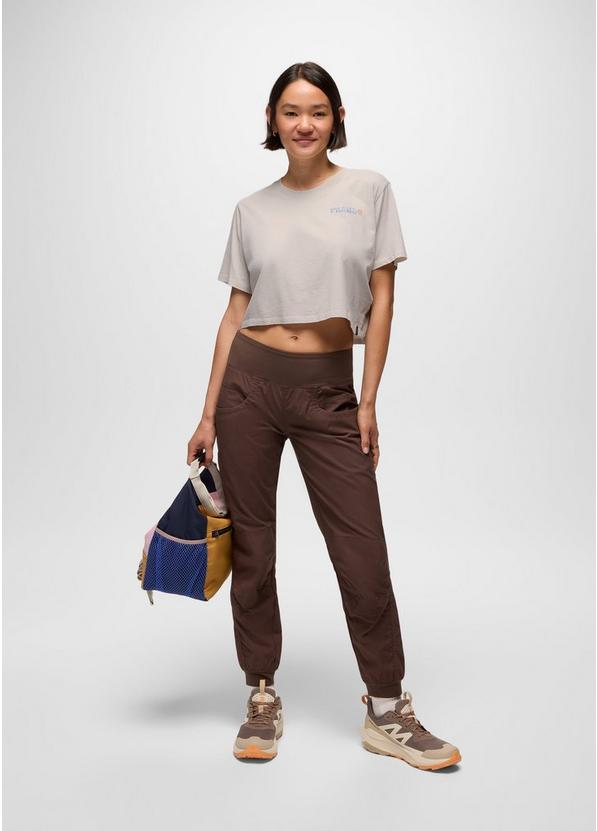 Everyday Graphic Crop tee, Color: Almond Good Vibes, image 5