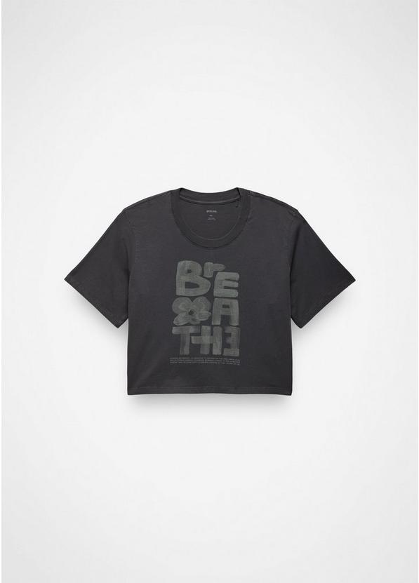 Everyday Graphic Crop tee, Color: Nori Breathe, image 5