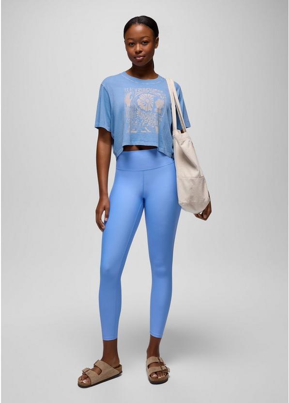 Everyday Graphic Crop tee, Color: Blue Vibes Reach Higher, image 5