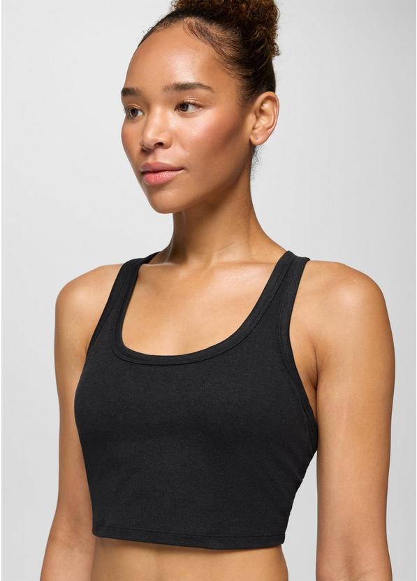 Heavana Racerback Bralette, Color: Black Heather, image 7