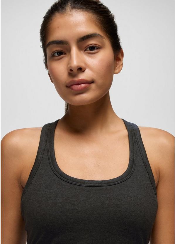 Heavana Racerback Bralette, Color: Black Heather, image 3