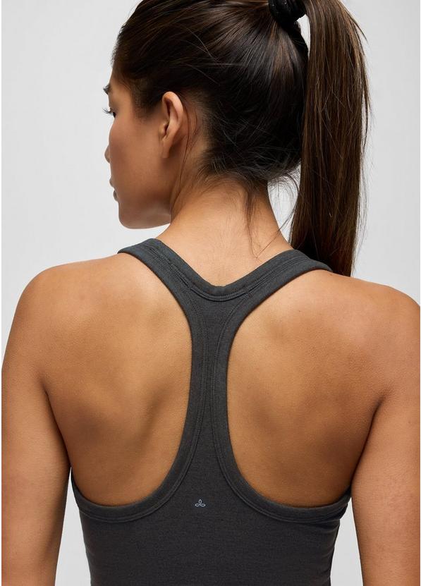 Heavana Racerback Bralette, Color: Black Heather, image 4