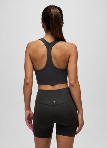 Heavana Racerback Bralette, Color: Black Heather, image 10