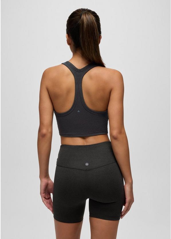 Heavana Racerback Bralette, Color: Black Heather, image 2