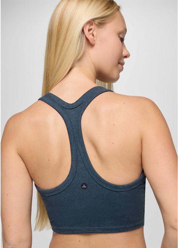 Heavana Racerback Bralette, Color: Stormy Night Heather, image 7