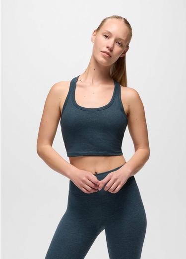 Heavana Racerback Bralette, Color: Stormy Night Heather, image 5