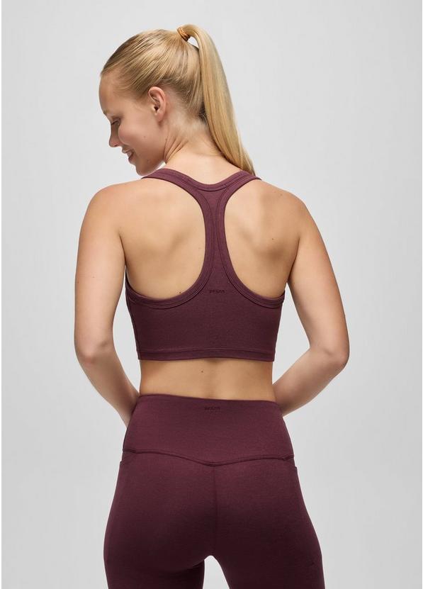 Heavana Racerback Bralette, Color: Deep Vino Heather, image 8