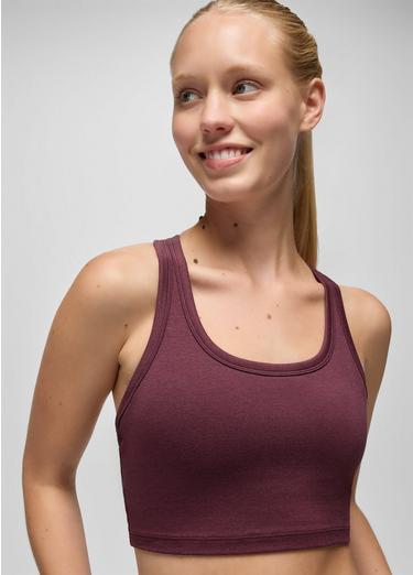 Heavana Racerback Bralette, Color: Deep Vino Heather, image 3