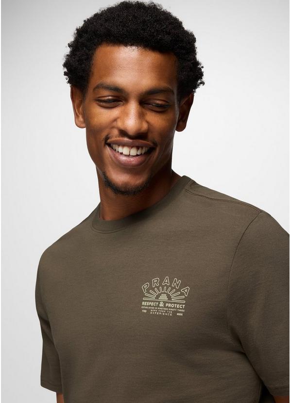 prAna Universal Truth Graphic Tee, Color: Mud, image 3