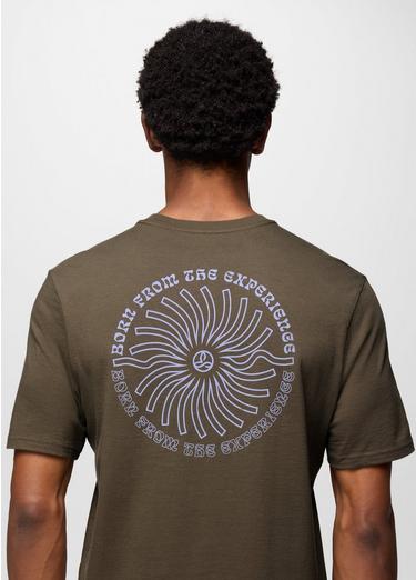 prAna Lands Beginning Graphic Tee, Color: Mud, image 7