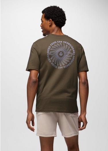 prAna Lands Beginning Graphic Tee, Color: Mud, image 6